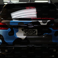 Trunk Trim Chrome Delete - Satin Black Vinyl Overlay | 2019-2022 Subaru Ascent