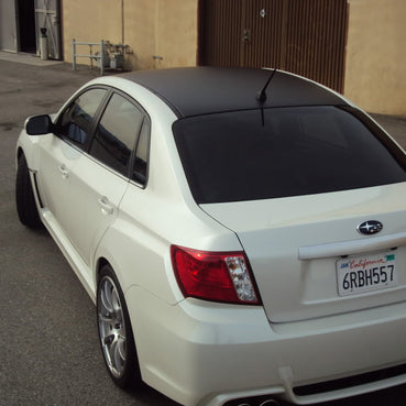 Matte Black Roof Vinyl Overlay