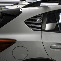 Distressed Flag Quarter Window DECAL