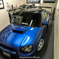 2004 - 2005 Subaru WRX STI Gloss Black Roof Vinyl Wrap