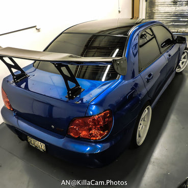 2006 - 2007 Subaru WRX STI Gloss Black Roof Vinyl Wrap