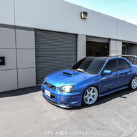 2004 - 2005 Subaru WRX STI Gloss Black Roof Vinyl Wrap