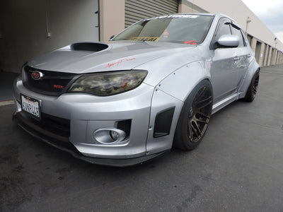 Smoked Headlight Tint Overlay | 2008-2014 Subaru WRX / STI