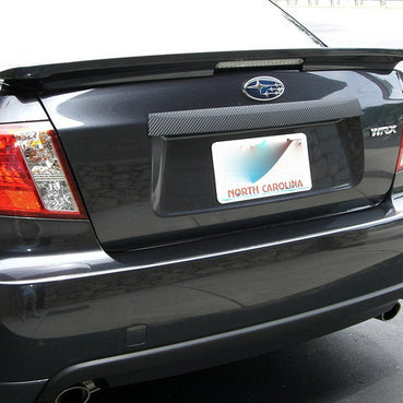 Carbon Fiber WRX Trunk Garnish Overlay