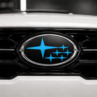 2013-2021 SUBARU BRZ FRONT, REAR & STEERING WHEEL EMBLEM OVERLAY KIT