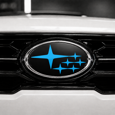 2013-2021 SUBARU BRZ FRONT, REAR & STEERING WHEEL EMBLEM OVERLAY KIT