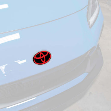 2022-2026 TOYOTA GR86 EMBLEM OVERLAY SET - Choose Your Colors (FRONT AND REAR EMBLEM OVERLAYS)