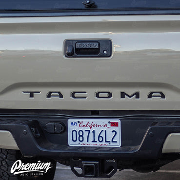 Tail Gate Lettering Inlays - Multiple Colors Available | Toyota Tacoma (2016-2023)
