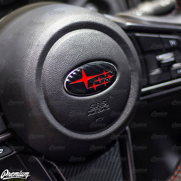 2022-2026 Subaru WRX | Emblem Overlay Set Front,Rear,& Steering Wheel (Choose Your Color)