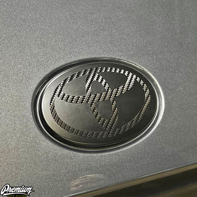 Carbon Stealth - Front & Rear Vinyl Emblem Vinyl Overlay | 2022-2024 Toyota GR86