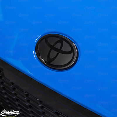 Stealth - Front & Rear Vinyl Emblem Vinyl Overlay | 2022-2024 Toyota GR86