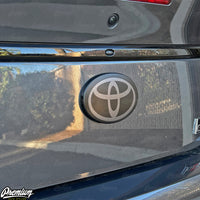 Dark Gray Stealth - Front & Rear Vinyl Emblem Vinyl Overlay | 2022-2024 Toyota GR86