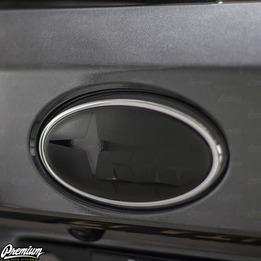 subaru outback emblem overlay set