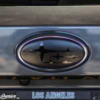 Emblem Overlay Set  Front,Rear,& Steering Wheel - Stealth | 2020-2025 Subaru Outback