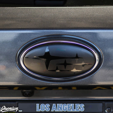 subaru outback emblem overlay set