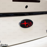 Shown with Satin Black Base and Red Stars