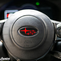 Shown with Satin Black Base and Red Stars