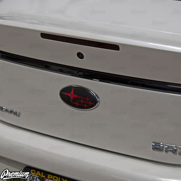 Shown with Satin Black Base and Red Stars