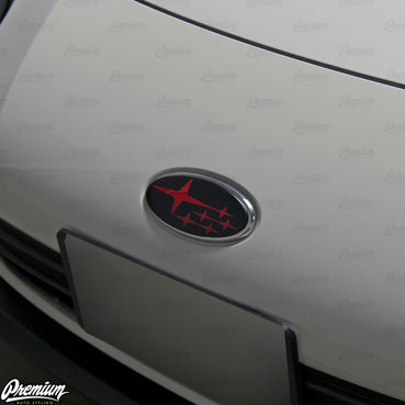 Shown with Satin Black Base and Red Stars
