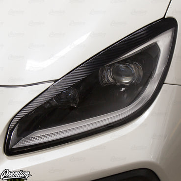 TEXTURED CARBON FIBER EYELID OVERLAY
