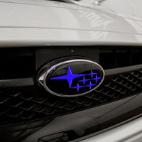 Front ,Rear,& Steering Wheel Emblem Vinyl Overlay (Choose Your Color Combination) | 2017-2020 Impreza Hatchback