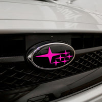 Front ,Rear,& Steering Wheel Emblem Vinyl Overlay (Choose Your Color Combination) | 2017-2020 Impreza Hatchback