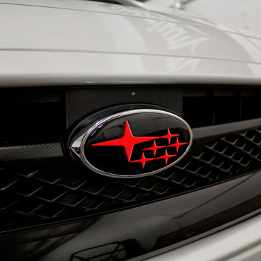 Front,Rear,& Steering Wheel Emblem Vinyl Overlay (Choose Your Color Combo)