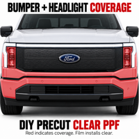 2022–2024 Ford F-150 Lightning Full Front PPF Kit | DIY Precut Clear Paint Protection Film
