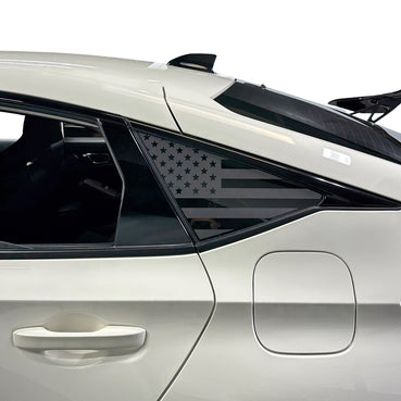 2023-2024 Honda Civic TYPE R Quarter Window US Flag