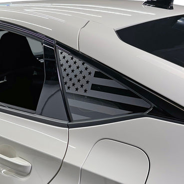 Honda Civic hatchback quarter window decal