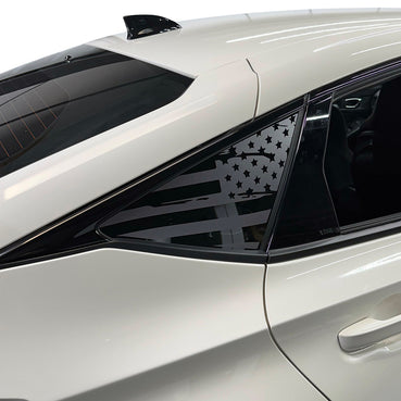Honda Civic hatchback quarter window decal