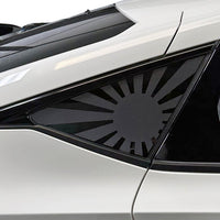 2022-2024 Honda Civic Hatchback | Quarter Window Rising Sun Flag  DECALs