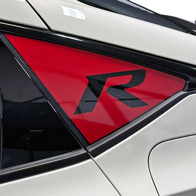 2023-2024 Honda Civic TYPE R | Quarter Window "R" Logo DECALs