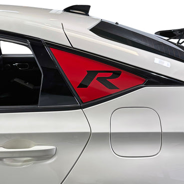 2023-2024 Honda Civic TYPE R | Quarter Window "R" Logo DECALs