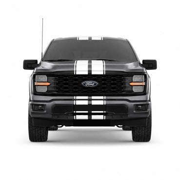 Ford F-150 Universal Dual Racing Stripe Kit – Hood, Roof, Tailgate & Bumper