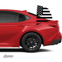 American Flag Quarter Window DECAL Window DECAL | 2025+ Toyota Camry