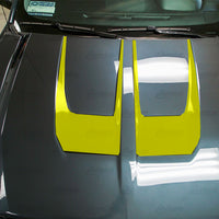 Big Fang Hood Stripe Kit v2 Vinyl Overlay - Multiple Colors Available | Chevy Silverado 2016-2018