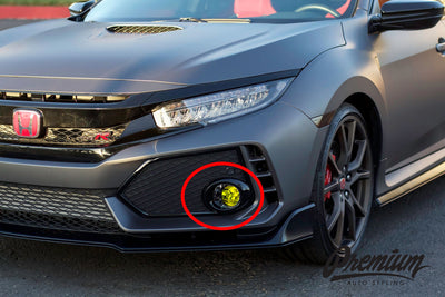 Fog Light Overlay - Yellow Tint