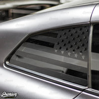 US FLAG Rear Quarter Window DECAL | 2009-2025 Nissan GTR