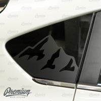 Mtn. Range Rear Quarter Window DECAL