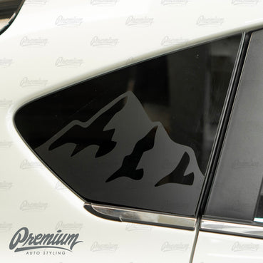 Mtn. Range Rear Quarter Window DECAL