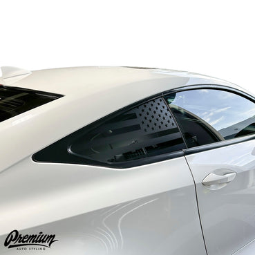 2015-2019 Lexus RC DISTRESSED US Flag Satin Black