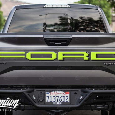 Rear Tailgate Letter Overlay Kit | 17–18 Raptor