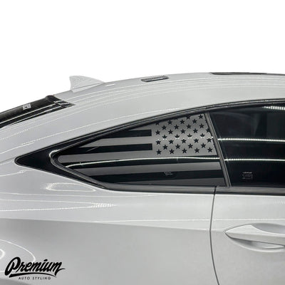 2015-2019 Lexus RC DISTRESSED US Flag Satin Black