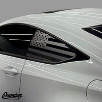 2015-2019 Lexus RC DISTRESSED US Flag Satin Black