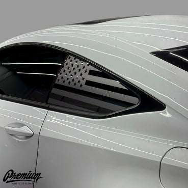 2015-2019 Lexus RC DISTRESSED US Flag Satin Dark Gray