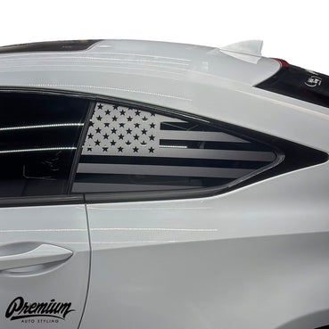 2015-2019 Lexus RC DISTRESSED US Flag Satin Dark Gray