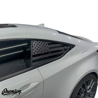 2015-2019 Lexus RC DISTRESSED US Flag Satin Black