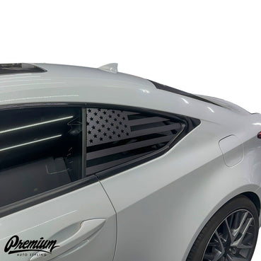 2015-2019 Lexus RC DISTRESSED US Flag Satin Dark Gray