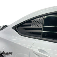 2015-2019 Lexus RC DISTRESSED US Flag Satin Black